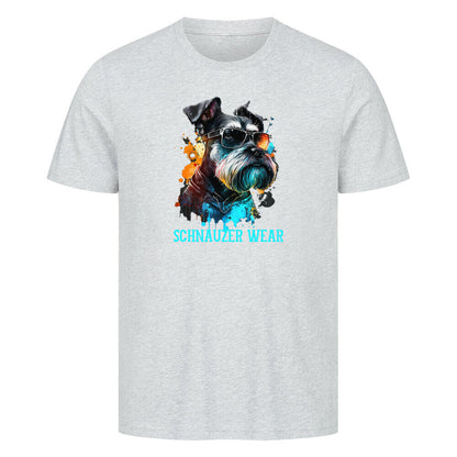 Premium T-Shirt "Schnauzer - Wear" Heather Grey – hunde-shirt.de