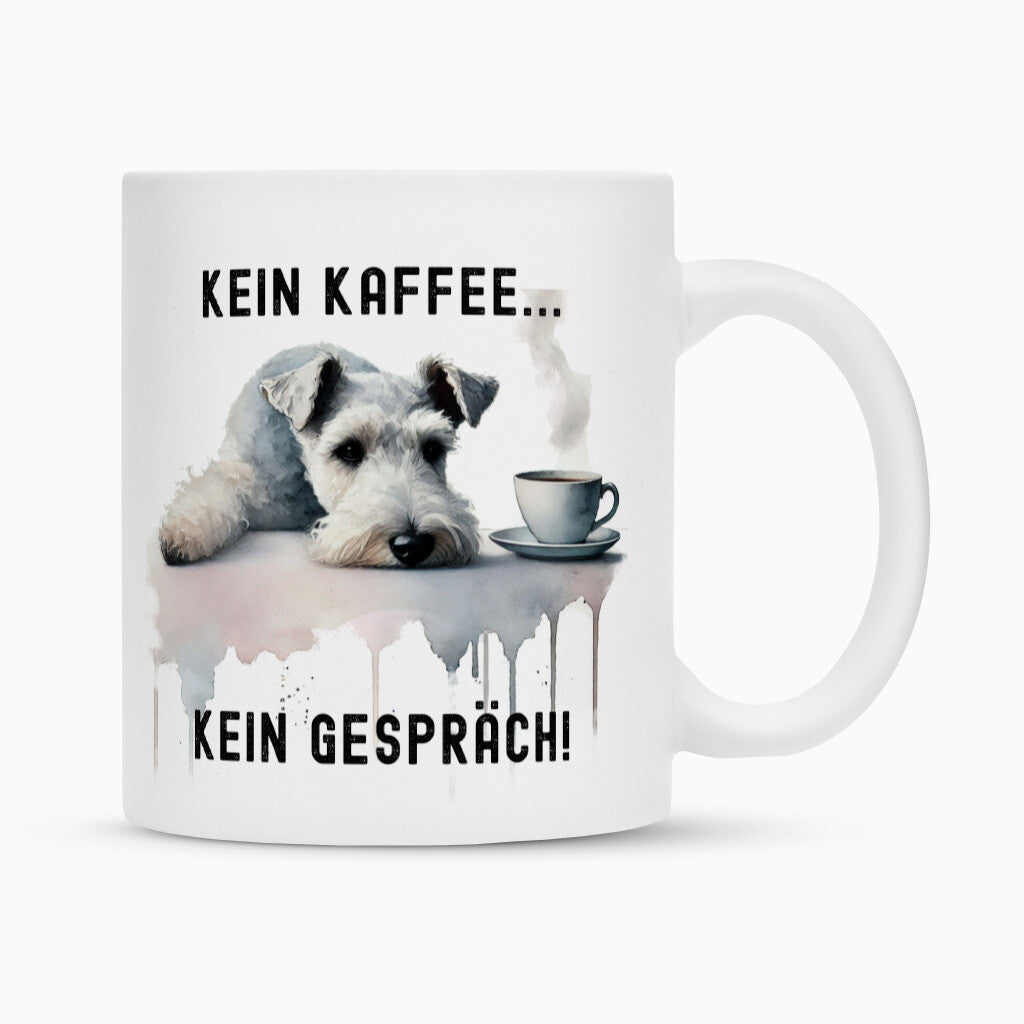 Tasse "Schnauzer - Kein Kaffee..." Weiß – hunde-shirt.de