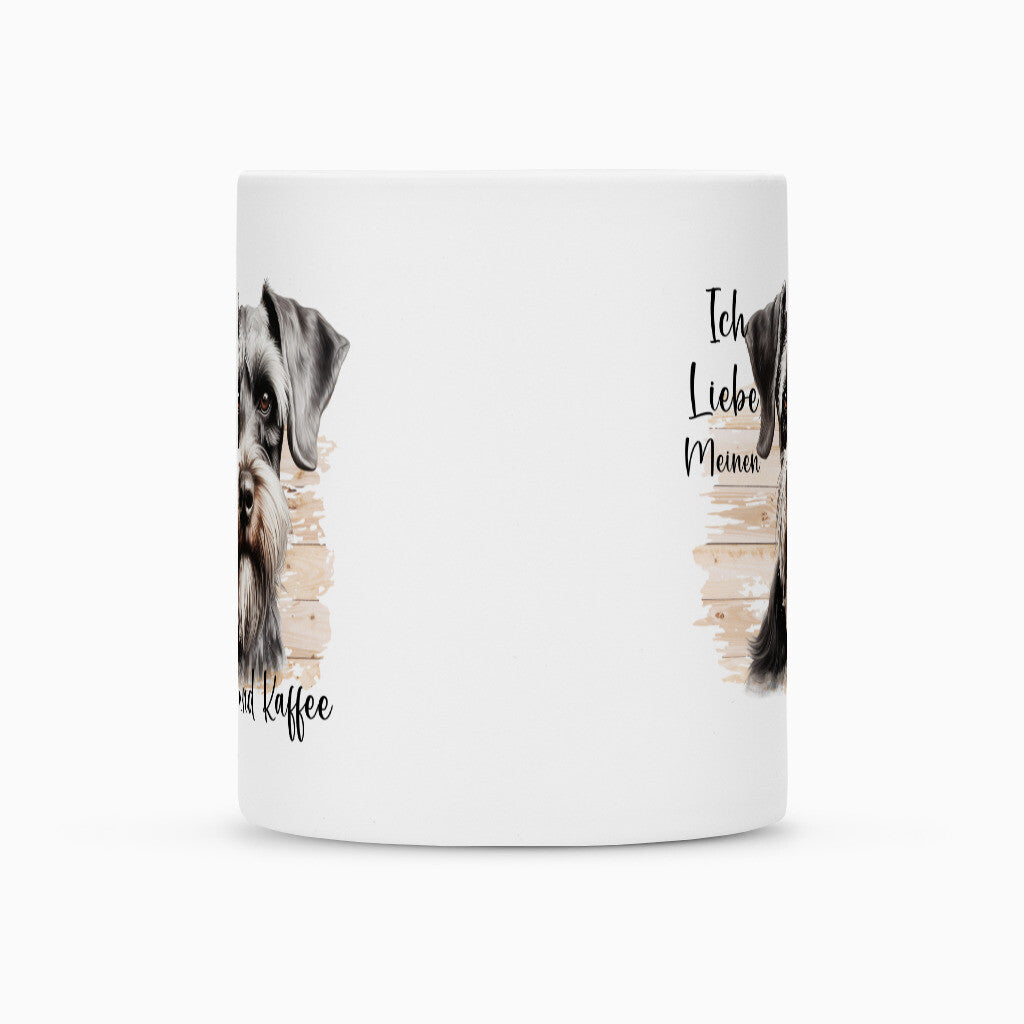 Tasse "Schnauzer ( dunkel ) - Ich liebe..." – hunde-shirt.de