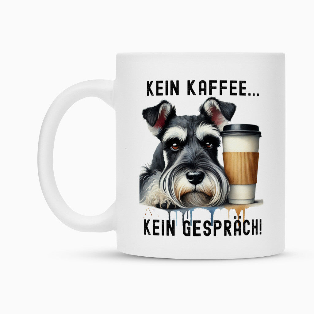 Tasse "Schnauzer ( dunkel ) - Kein Kaffee..." – hunde-shirt.de