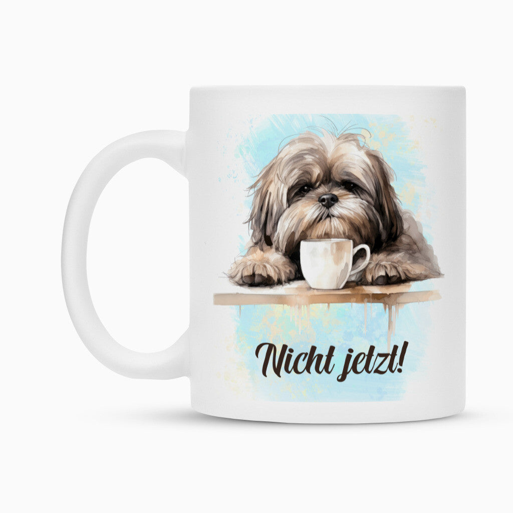 Tasse "Shih Tzu - Nicht jetzt!" – hunde-shirt.de