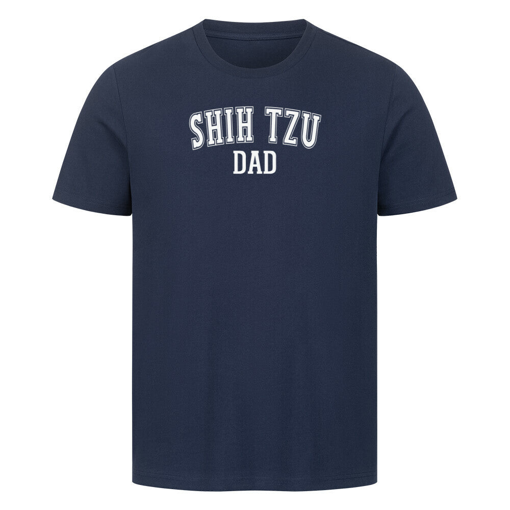 Premium T-Shirt "Shih Tzu - DAD" French Navy – hunde-shirt.de