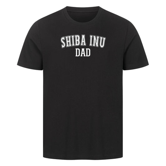 Premium T-Shirt "Shiba Inu - DAD" Schwarz – hunde-shirt.de