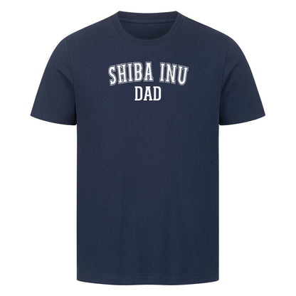 Premium T-Shirt "Shiba Inu - DAD" French Navy – hunde-shirt.de