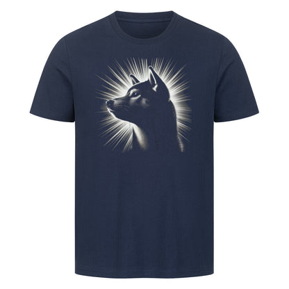 Premium T-Shirt "Shiba Inu - Shine" French Navy – hunde-shirt.de