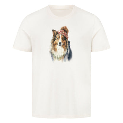 Premium T-Shirt "Sheltie - Frost" Natural Raw – hunde-shirt.de
