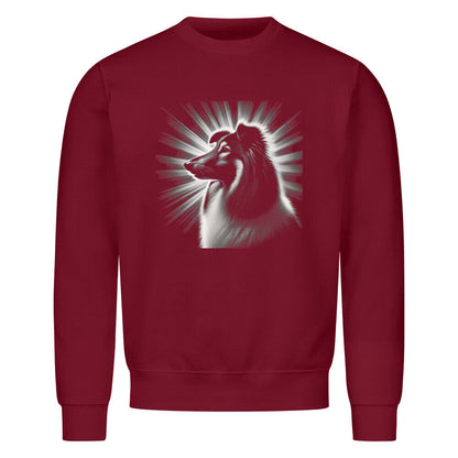 Premium Sweatshirt "Sheltie - Shine" Burgunder – hunde-shirt.de