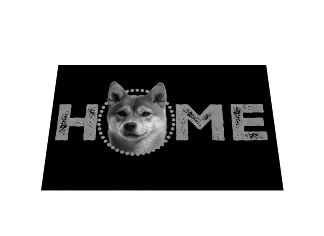 Fußmatte "Shiba Inu - HOME-Edition" – hunde-shirt.de
