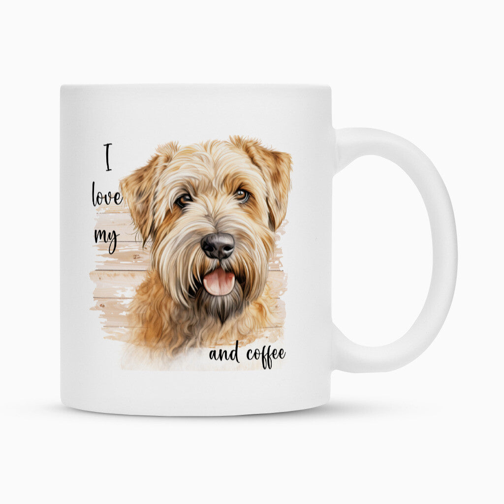 Tasse "Soft Coated Wheaten - I love..." Weiß – hunde-shirt.de