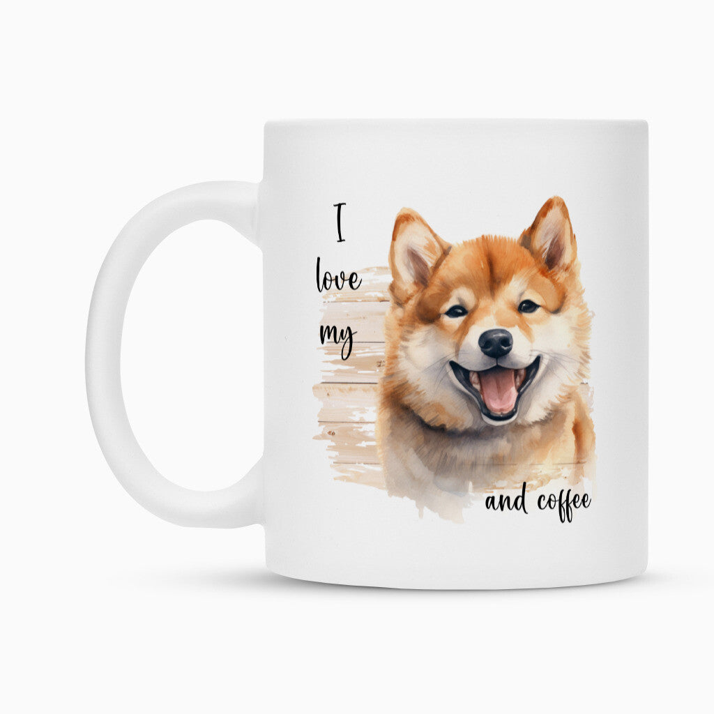 Tasse "Shiba Inu - I love..." – hunde-shirt.de