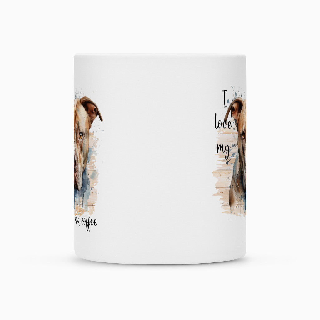 Tasse "Pit Bull - I love..." – hunde-shirt.de