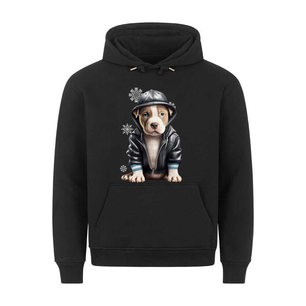 Premium Hoodie "Bully XL / XXL - Frost" Schwarz – hunde-shirt.de