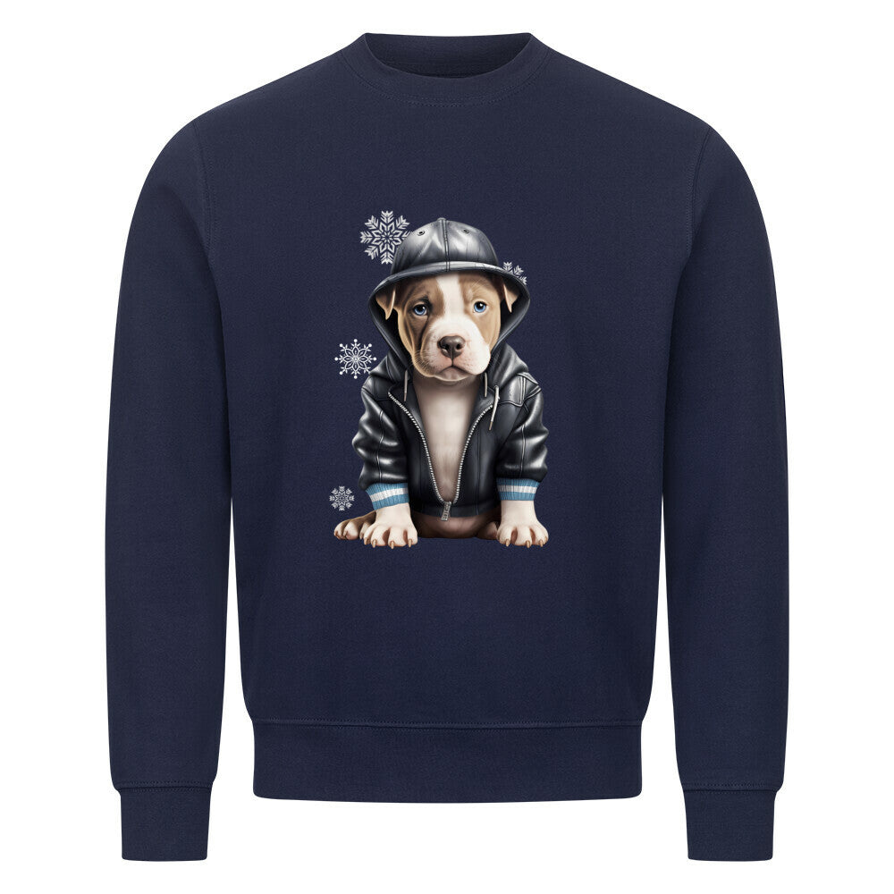 Premium Sweatshirt "Bully XL / XXL - Frost" Navy Blue – hunde-shirt.de