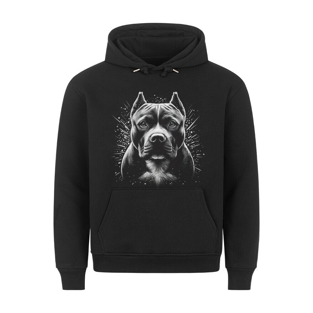 Premium Hoodie "Bully XL / XXL - Shine" Schwarz – hunde-shirt.de