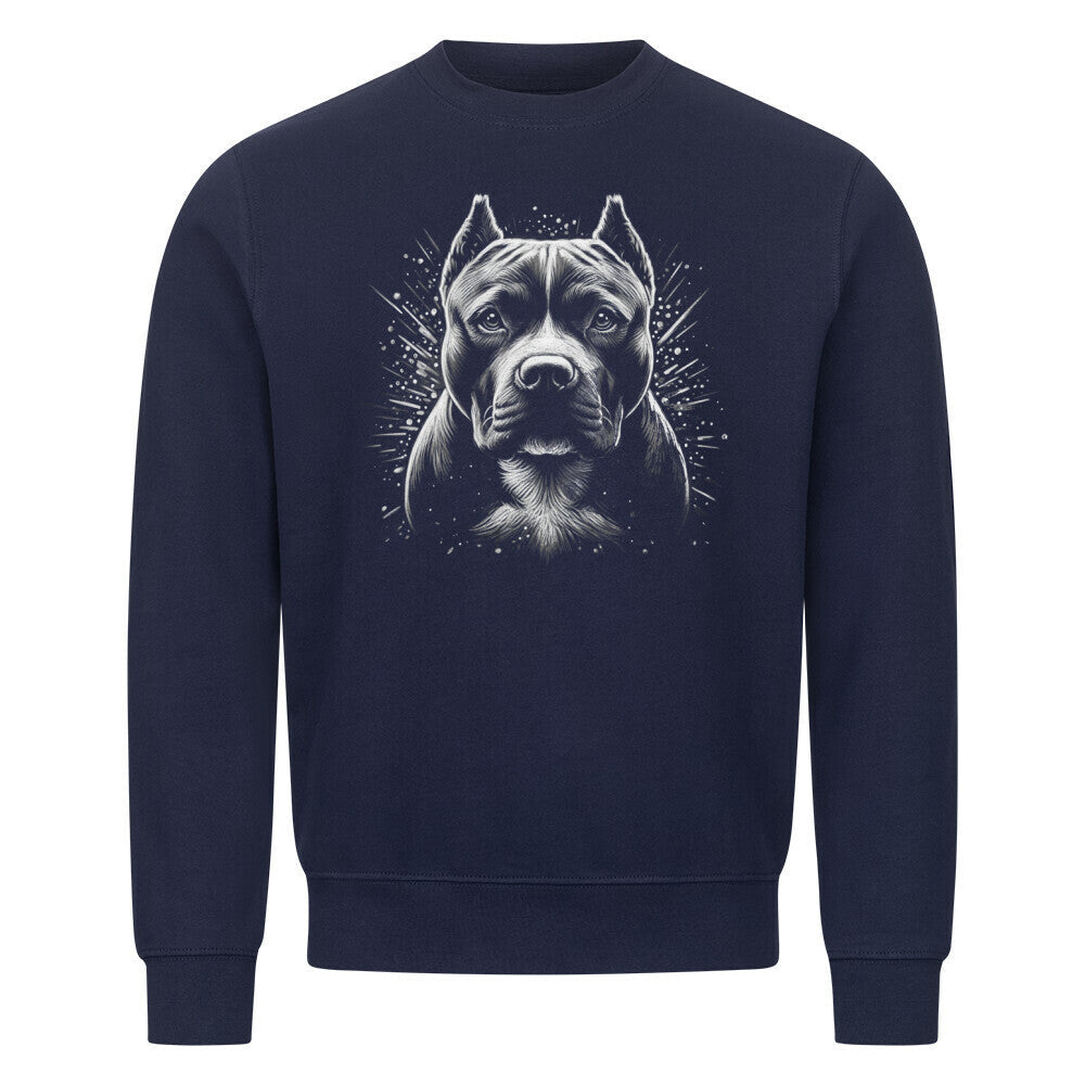 Premium Sweatshirt "Bully XL / XXL - Shine" Navy Blue – hunde-shirt.de