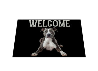 Fußmatte "American Staffordshire Terrier - Welcome" – hunde-shirt.de