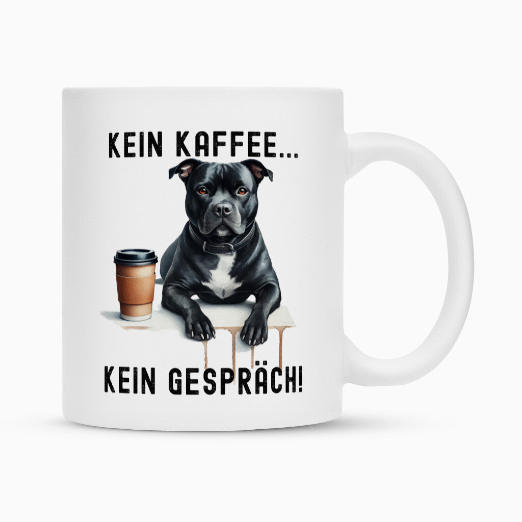 Tasse "AmStaff -Kein Kaffee..." Weiß – hunde-shirt.de