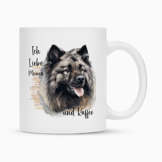 Tasse "Wolfsspitz - Ich liebe..." Weiß – hunde-shirt.de