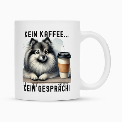 Tasse "Wolfsspitz - Kein Kaffee..." Weiß – hunde-shirt.de
