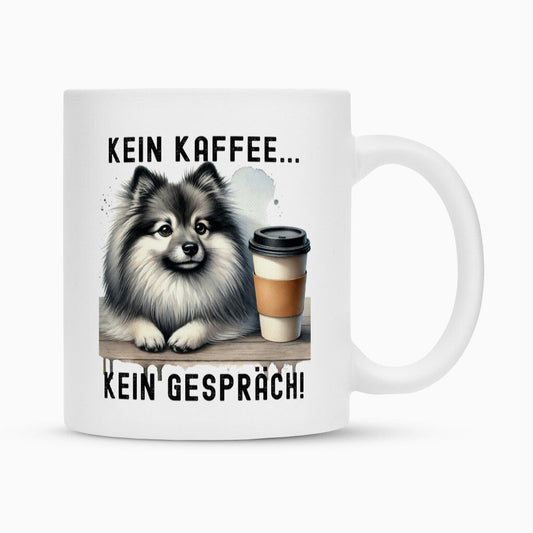 Tasse "Wolfsspitz - Kein Kaffee..." Weiß – hunde-shirt.de