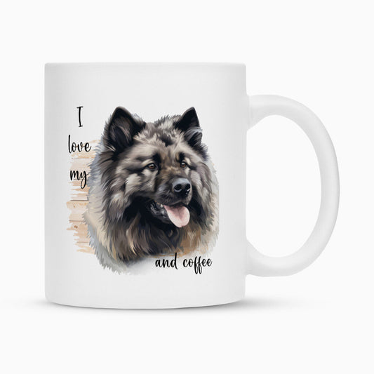 Tasse "Wolfsspitz - I love..." Weiß – hunde-shirt.de