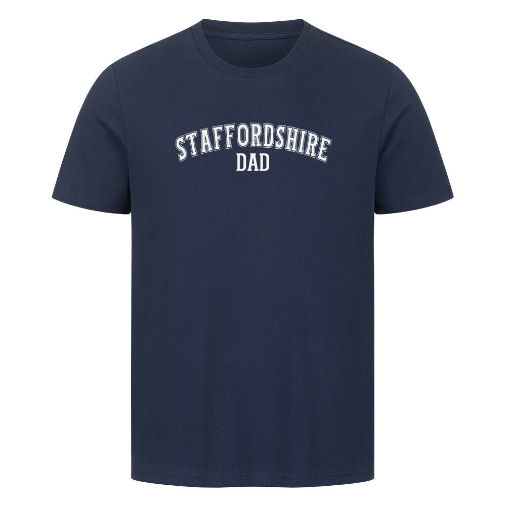 Premium T-Shirt "Staffordshire - DAD" French Navy – hunde-shirt.de