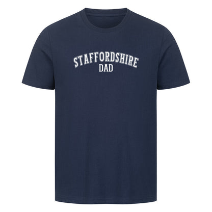 Premium T-Shirt "Staffordshire - DAD" French Navy – hunde-shirt.de