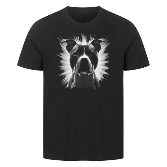 Premium T-Shirt "Staffordshire Terrier - Bright" Schwarz – hunde-shirt.de