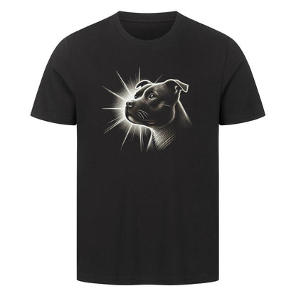 Premium T-Shirt "Staffordshire - Bright 2" Schwarz – hunde-shirt.de