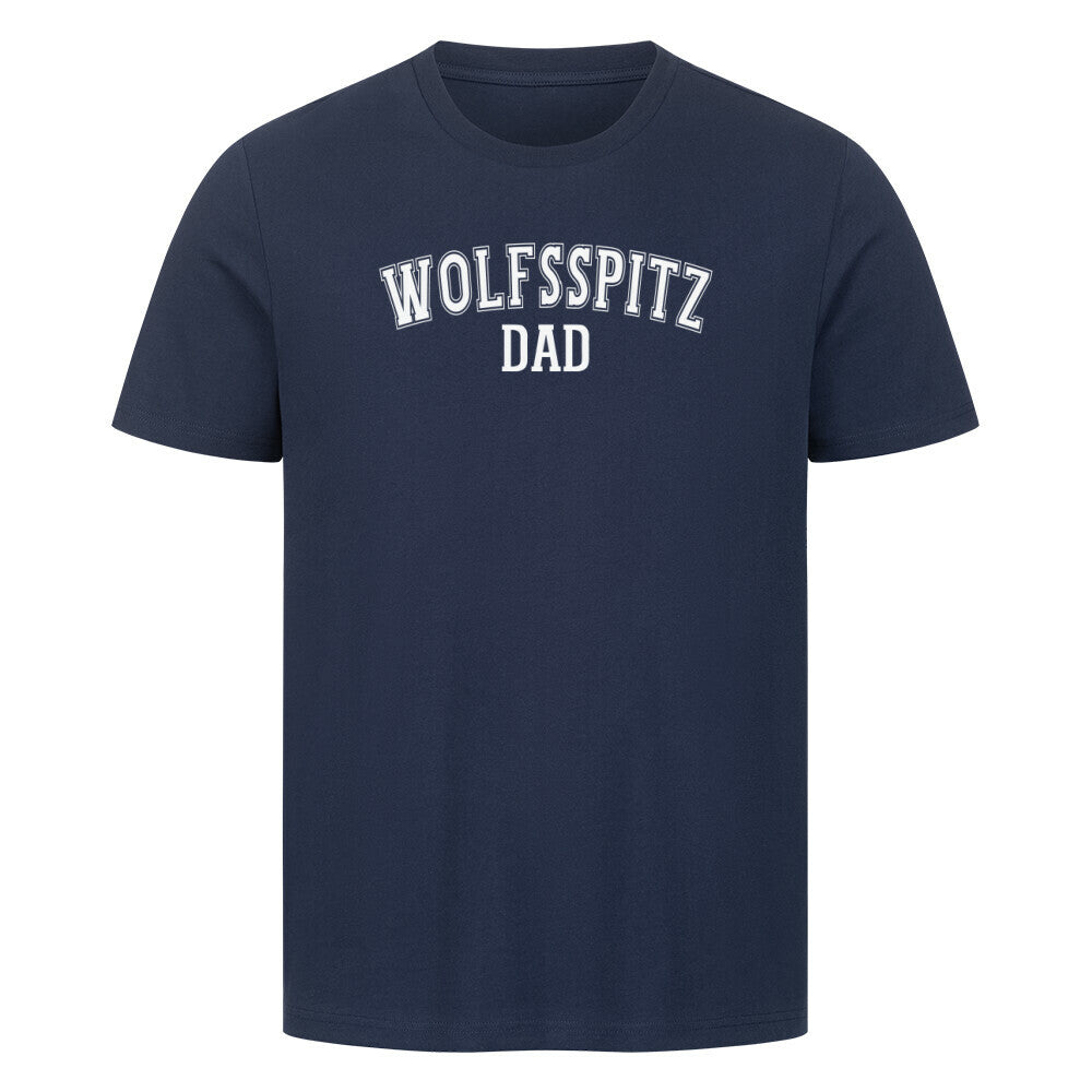 Premium T-Shirt "Wolfsspitz - DAD" French Navy – hunde-shirt.de