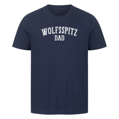 Premium T-Shirt "Wolfsspitz - DAD" French Navy – hunde-shirt.de
