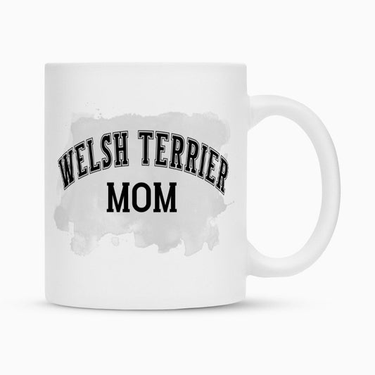 Tasse "Welsh Terrier - MOM" Weiß – hunde-shirt.de