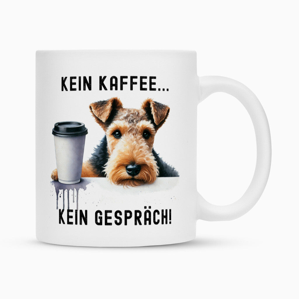 Tasse "Welsh Terrier - Kein Kaffee..." Weiß – hunde-shirt.de