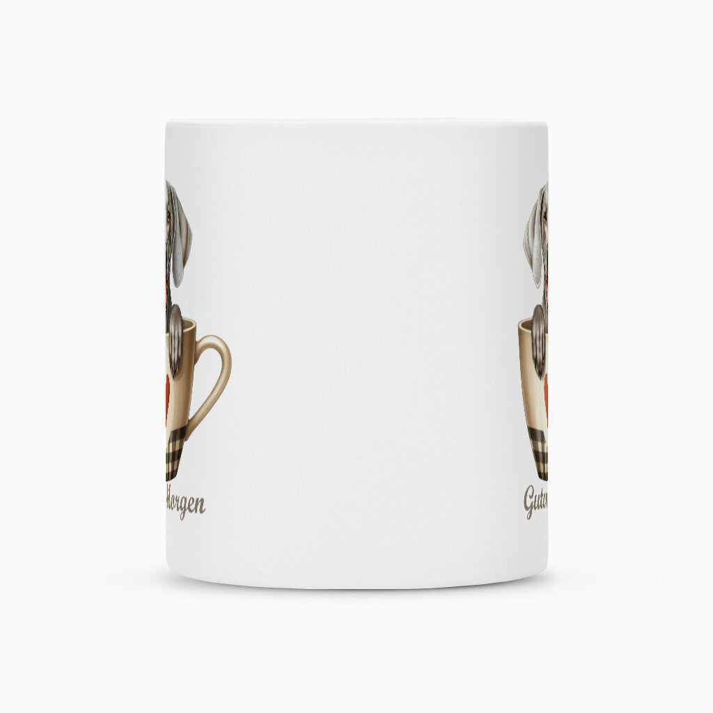 Tasse "Weimaraner - Guten Morgen" – hunde-shirt.de