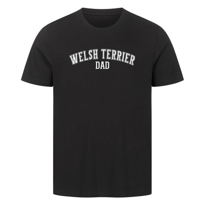 Premium T-Shirt "Welsh Terrier - DAD" Schwarz – hunde-shirt.de