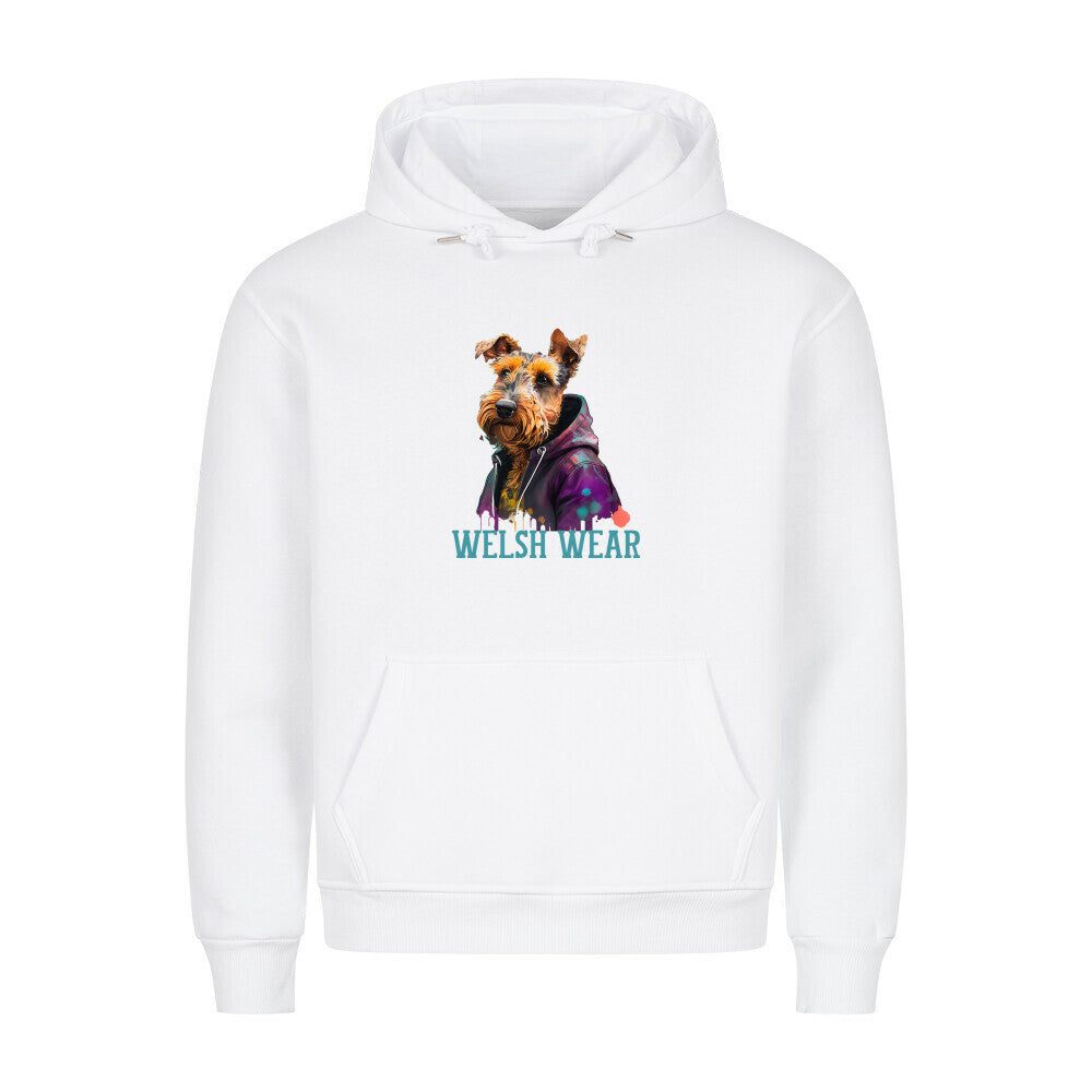 Premium Hoodie "Welsh Wear" Weiß – hunde-shirt.de
