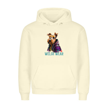 Premium Hoodie "Welsh Wear" Beige – hunde-shirt.de
