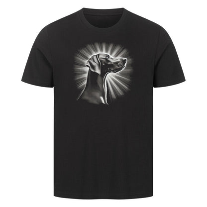 Premium T-Shirt "Weimaraner - Shine" Schwarz – hunde-shirt.de