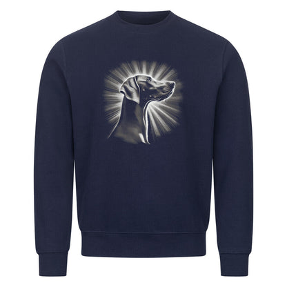 Premium Sweatshirt "Weimaraner - Shine" Navy Blue – hunde-shirt.de