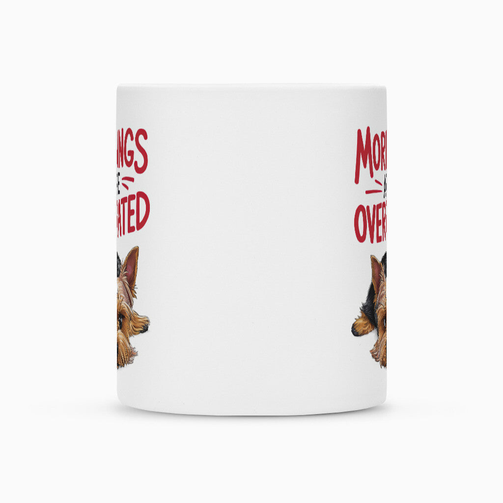 Tasse "Yorkshire Terrier - Mornings..." – hunde-shirt.de