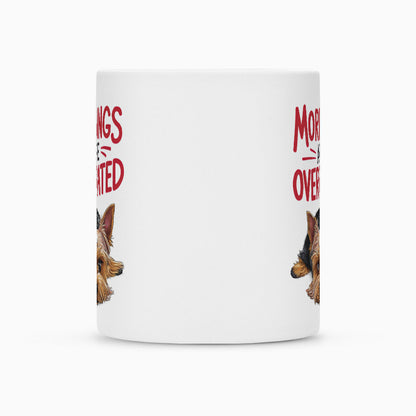 Tasse "Yorkshire Terrier - Mornings..." – hunde-shirt.de