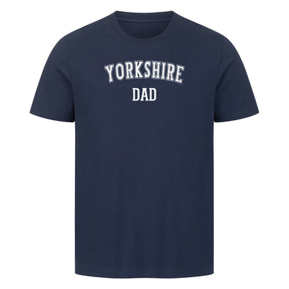 Premium T-Shirt "Yorkshire - DAD" French Navy – hunde-shirt.de