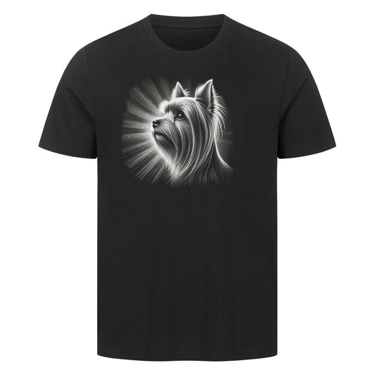 Premium T-Shirt "Yorkshire Terrier - Shine" Schwarz – hunde-shirt.de