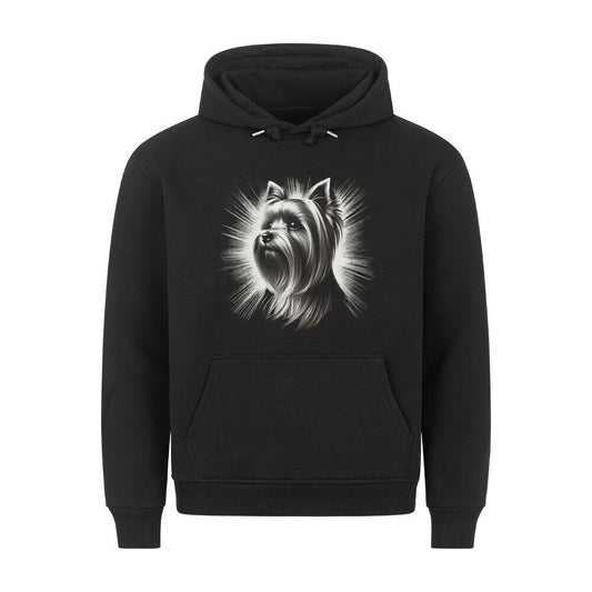 Premium Hoodie "Yorkie - Bright" Schwarz – hunde-shirt.de