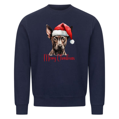 Premium Sweatshirt "Xolo - Merry Christmas" Navy Blue – hunde-shirt.de