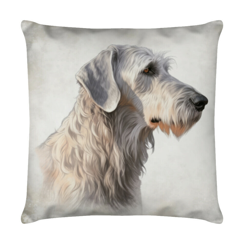 Kissen "Irischer Wolfshund - Weiß" Weiß – hunde-shirt.de