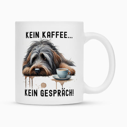 Tasse "Irischer Wolfshund - Kein Kaffee...2" Weiß – hunde-shirt.de
