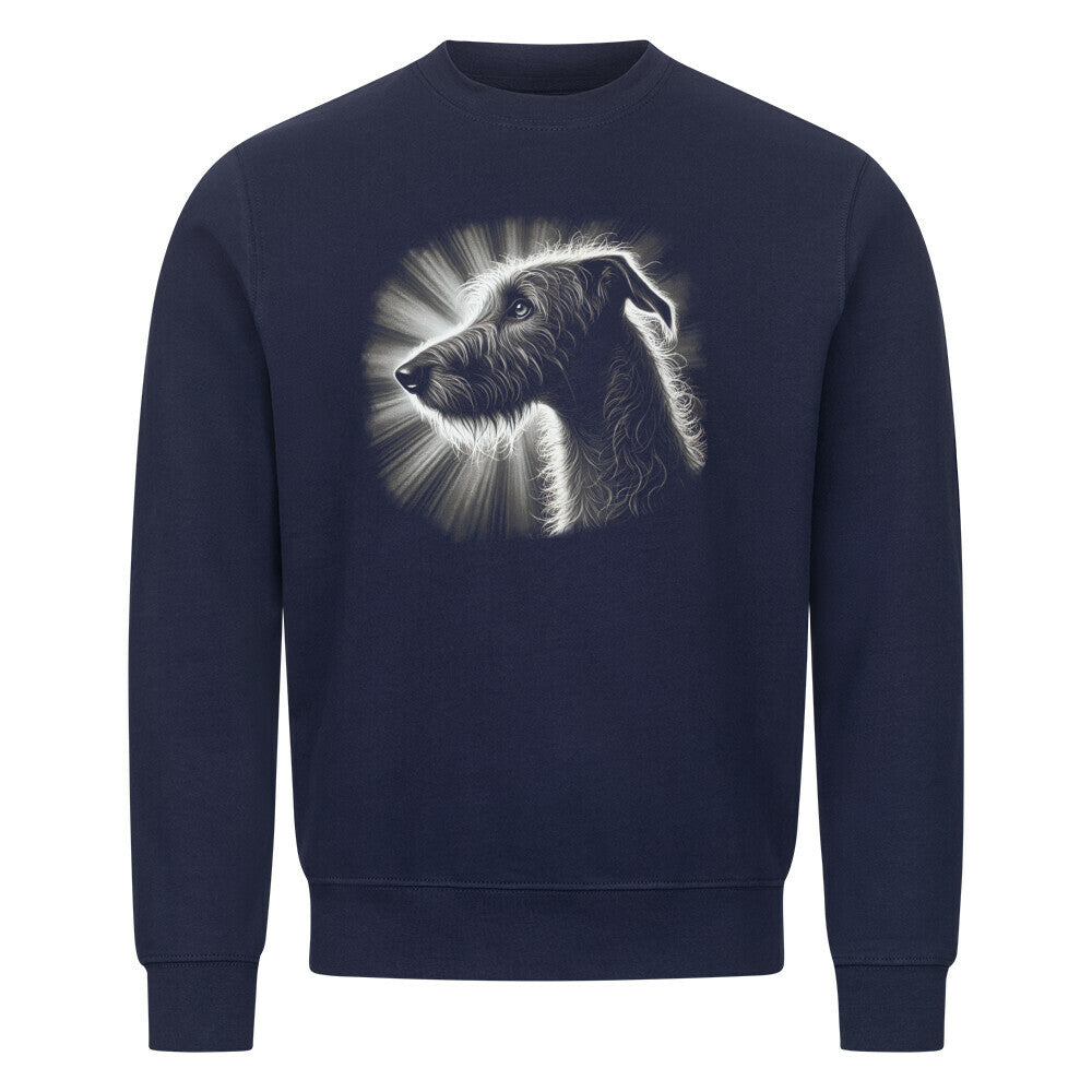 Premium Sweatshirt "Irischer Wolfshund - Shine" Navy Blue – hunde-shirt.de