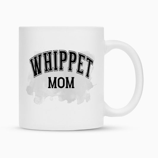 Tasse "Whippet - MOM" Weiß – hunde-shirt.de