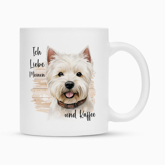 Tasse "Westie - Ich liebe..." Weiß – hunde-shirt.de